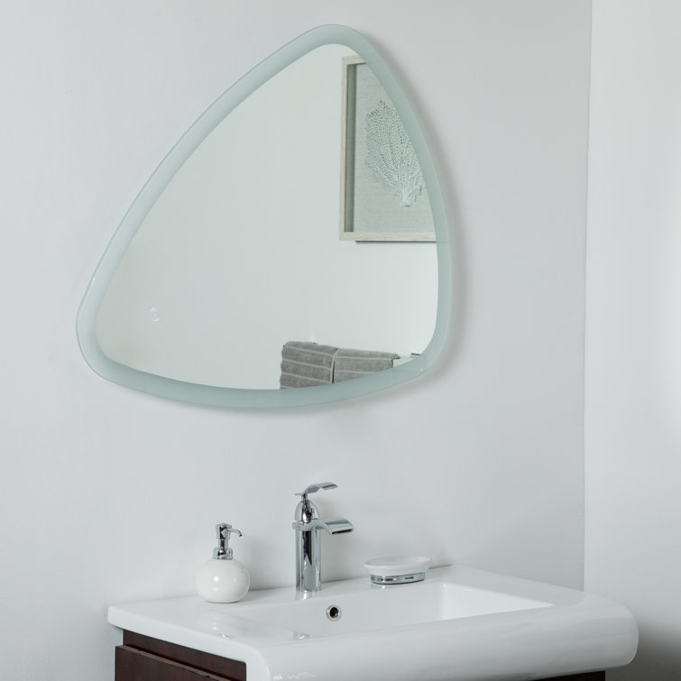 Orren Ellis Kanter Backlit LED Frameless Lighted Bathroom Mirror Wayfair